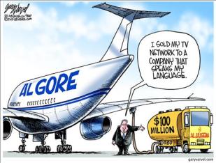 Algore airplane