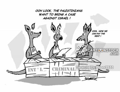 'Ooh look, the Palestinians want to bring a case against Israel!'