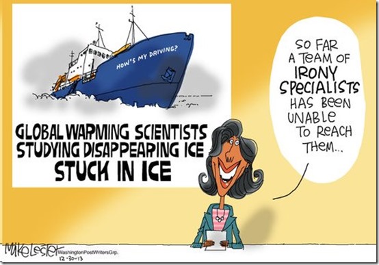 stuck in ice